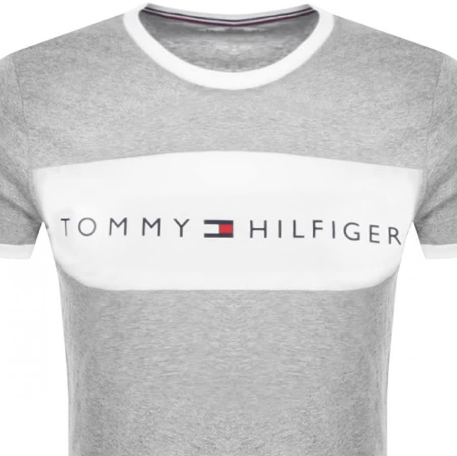 Alternative Image for ProductTommy Hilfiger Lounge Logo Flag T Shirt Grey2